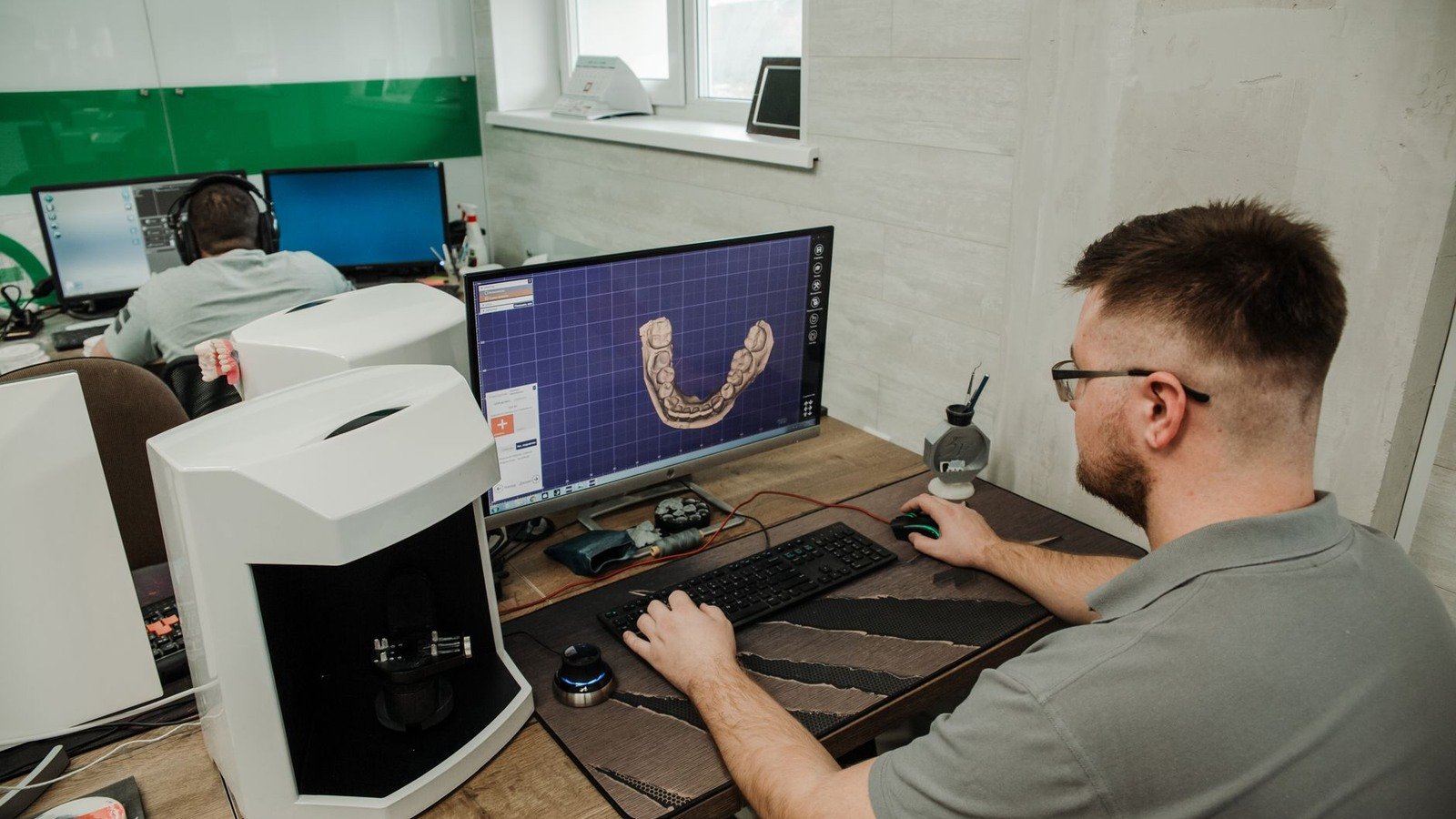 Dental 3D animasyon üretim süreci görseli