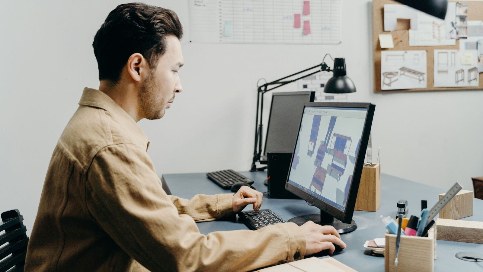 Ürün 3D modelleme üretim süreci görseli